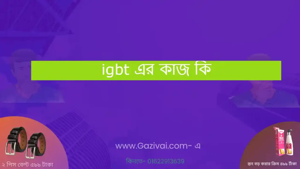 igbt এর কাজ কি