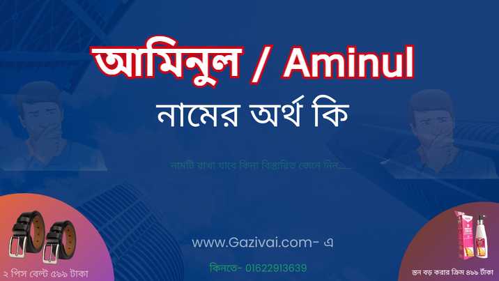 আমিনুল ইসলাম নামের অর্থ কি