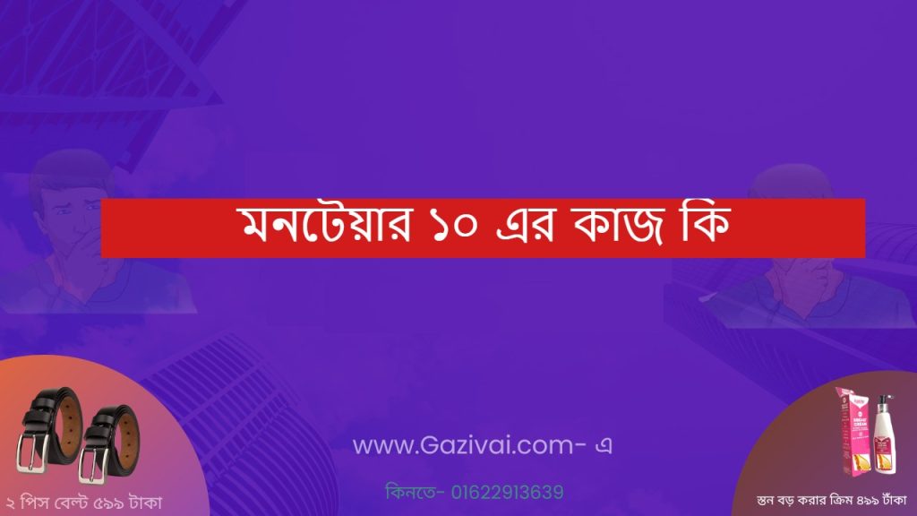 মনটেয়ার ১০ এর কাজ কি