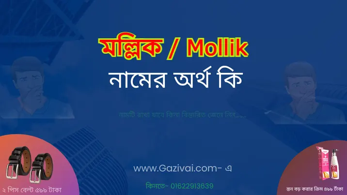 মল্লিক নামের অর্থ কি