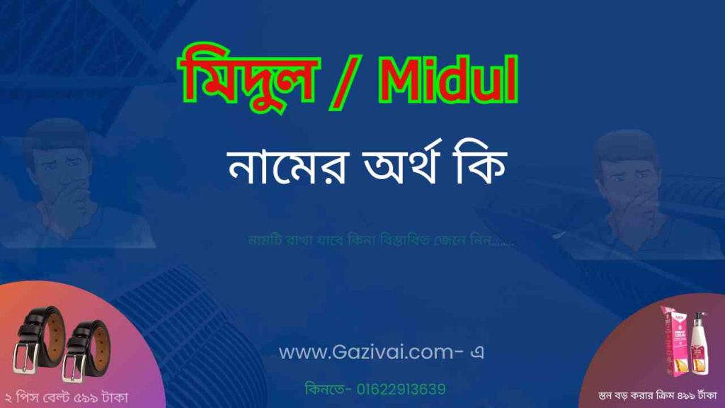 মিদুল নামের অর্থ কি