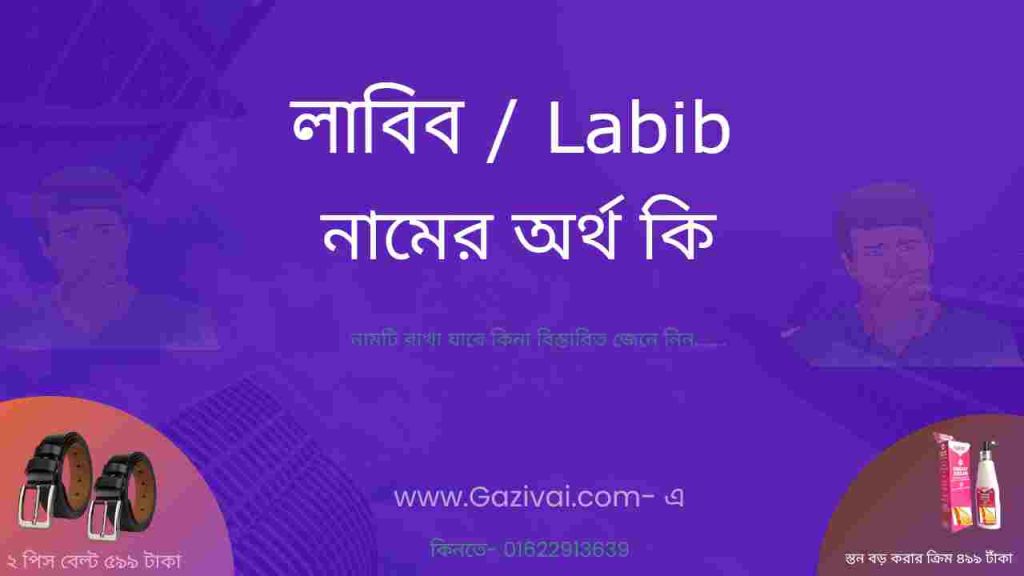 লাবিব নামের অর্থ কি
