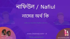 নাফিউল নামের অর্থ কি