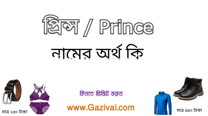 প্রিন্স নামের অর্থ কি