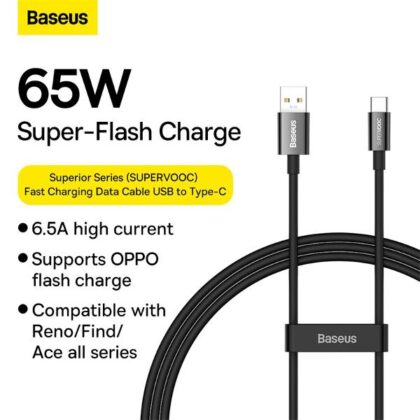 ফাস্ট চার্জিং কেবল টাইপ সি ৬৫ ওয়াট – fast charging cable type c